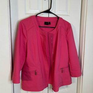 Rafaella Fuchsia Blazer with Zip Details